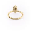 Unique Marquise Solitaire Ring with Flower Petal Setting Moissanite Engagement Ring For Her Unique Marquise Solitaire Ring with Flower Petal Setting Moissanite Engagement Ring For Her in Pure 18K or 14K gold