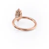 Unique Marquise Solitaire Ring with Flower Petal Setting Moissanite Engagement Ring For Her Unique Marquise Solitaire Ring with Flower Petal Setting Moissanite Engagement Ring For Her in Pure 18K or 14K gold