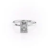 Vintage Emerald Engagement Ring in a Solitaire Petal Prong Setting Vintage Emerald Engagement Ring in a Solitaire Petal Prong Setting in 18k And 14K Gold. Perfect for gifts