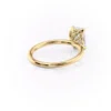 Vintage Emerald Engagement Ring in a Solitaire Petal Prong Setting Vintage Emerald Engagement Ring in a Solitaire Petal Prong Setting in 18k And 14K Gold. Perfect for gifts